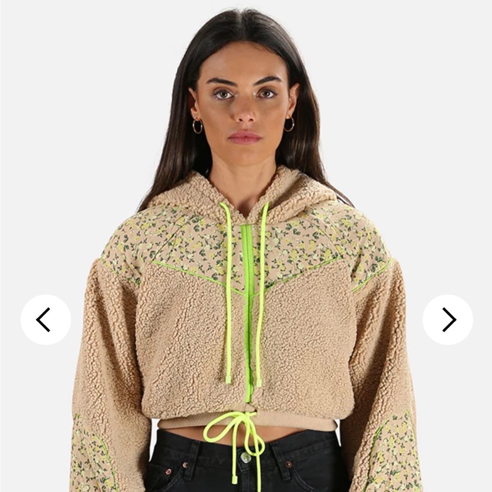 FOR LOVE AND LEMONS Sloane cropped hoodie